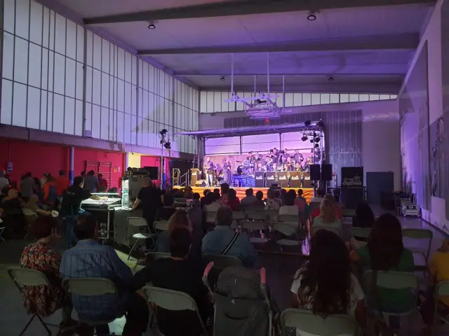 Actuación de la Huesca Big Band en Tierz, dentro del Plan Extraordinario de Cultura de la Comarca de la Hoya de Huesca.
