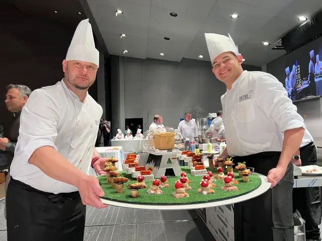 Ramón Jesús Lapuyade y Ariel Munguía, campeones de España de Cocina con una tapa de picaña de ternera de Extremadura