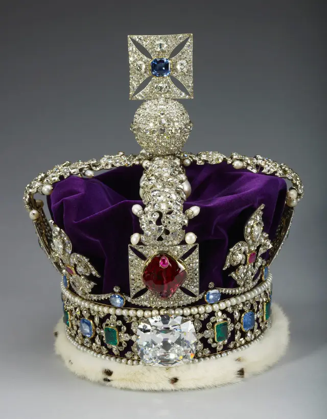 Corona que lucirá Carlos III en la ceremonia del próximo 6 de mayo de 2023.