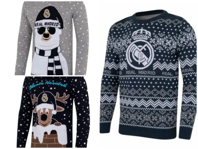 Los jerséis navideños del Real Madrid.