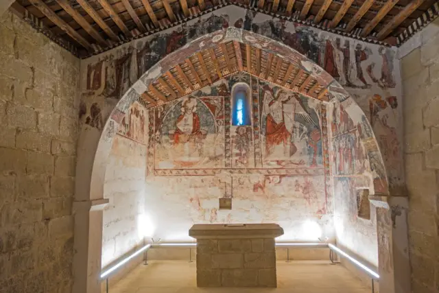 La ermita de San Miguel, en Barluenga, (Huesca) ha sido incluida este diciembre en la lista roja de Hispania Nostra.