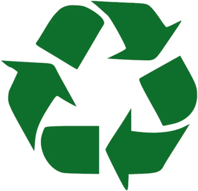 Símbolo del reciclaje, un diseño de Gary Anderson