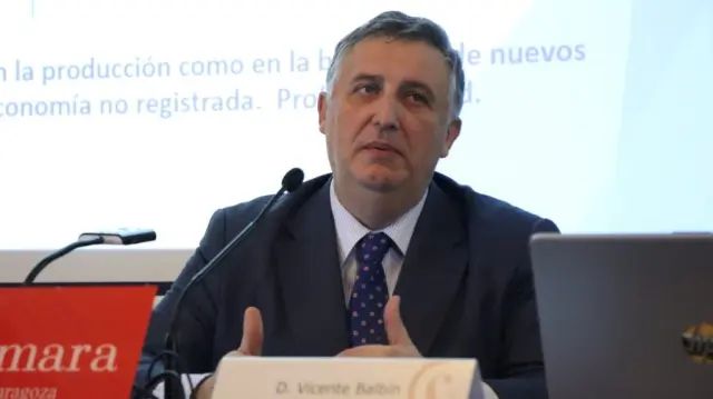 Vicente Balbín, director del Banco Sabadell en Turquía, el pasado 20 de diciembre en Zaragoza.