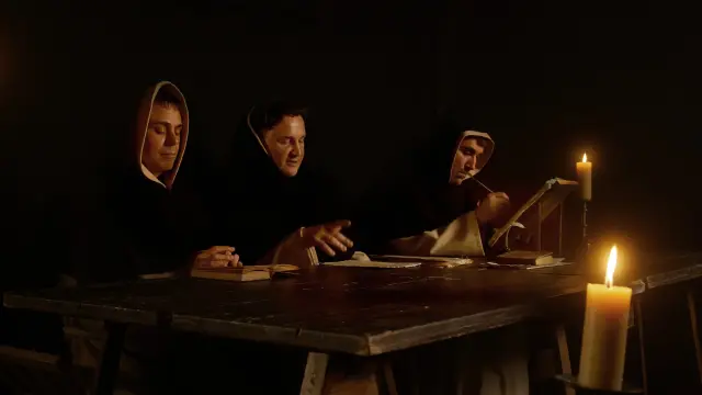 La puesta en escena de un juicio de la inquisición. Bartolomé Bermejo era converso.