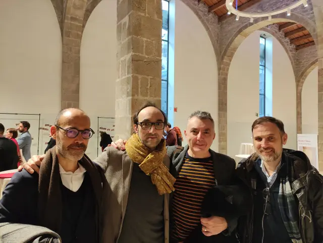 Gabi Martínez, Agustín Fernández Mallo, Manuel Vilas y Andrés Perruca.