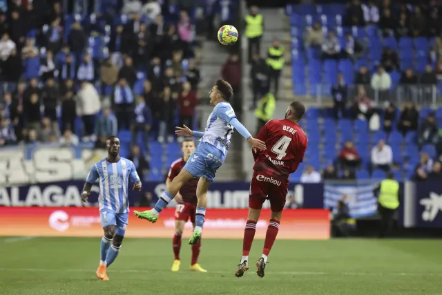 Foto del partido Málaga-Real Zaragoza, jornada 28 de Segunda División