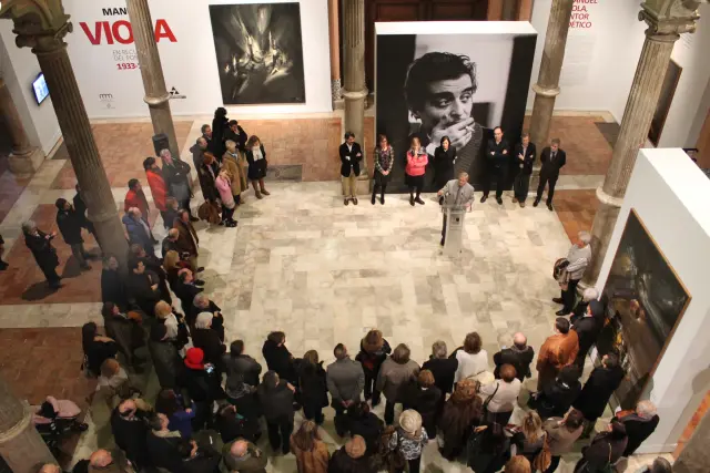 Exposición organizada por la diputación provincial en el palacio de Sástago de Zaragoza sobre el pintor zaragozano Manuel Viola.