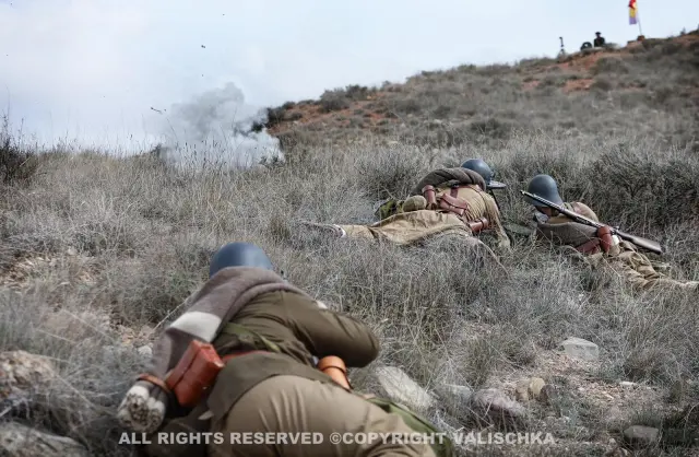 Imagen del documental dirigido por Erik Salvador sobre la batalla de Azuara de la Guerra Civil.