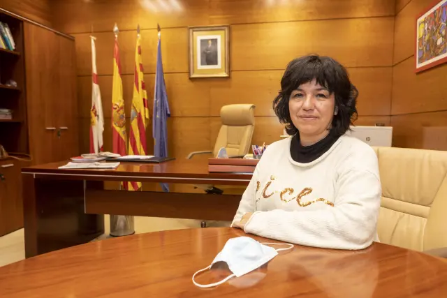 Marta Gracia, alcaldesa de La Almunia