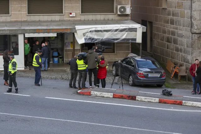 Atropellan a cuatro personas sentadas en una terraza en Vilaboa (Pontevedra)