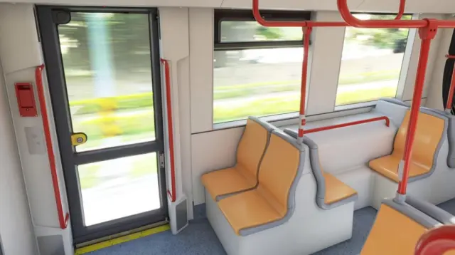 Los nuevos tranvías serán más accesibles: se suprime el escalón de los asientos.