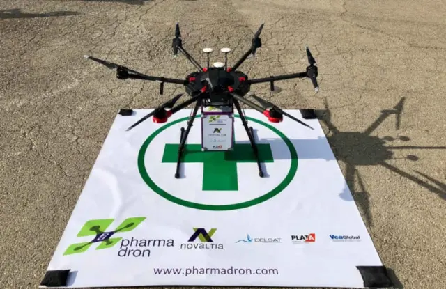 Los drones irán a farmacias de zonas de difícil acceso.