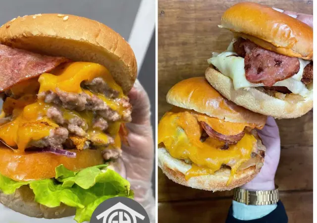 Dos hamburguesas de Green Burger
