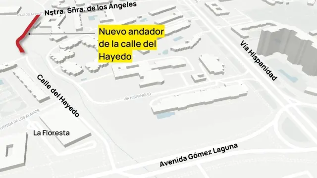 Nueva zona peatonalizada en Zaragoza.