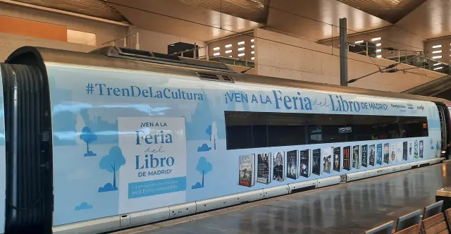 El Tren de la Cultura en la estación Delicias de Zaragoza