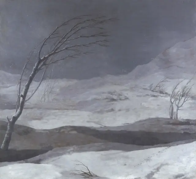 Una pieza muy sugerente: 'Paisaje invernal', 2007.
