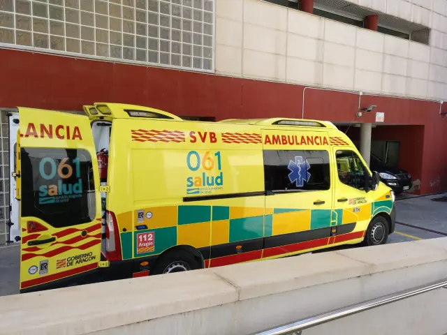 La UVi móvil del 061 estaba ubicada de forma permanente en el centro de salud Pirineos de Huesca.
