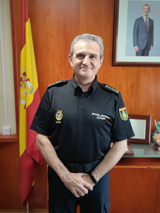 Francisco Javier Abadía, nuevo jefe provincial de la Policía Nacional en Zaragoza