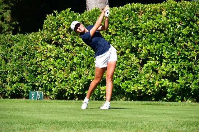 Andrea Revuelto, en el Campeonato de España Absoluto de Golf.