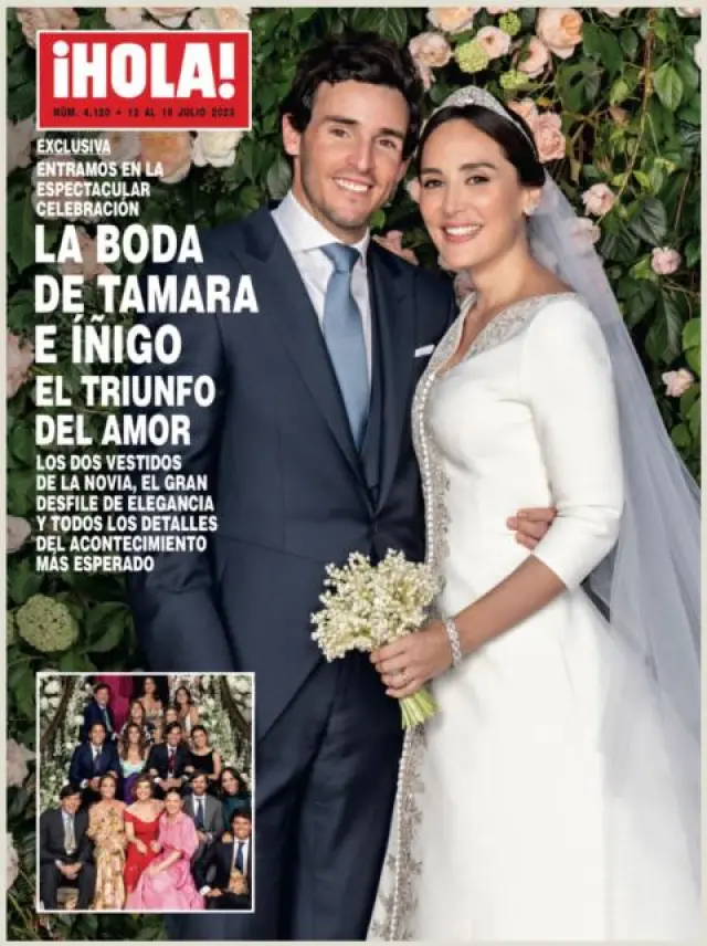 Íñigo Onieva y Tamara Falcó en la portada de hoy de la revista Hola.