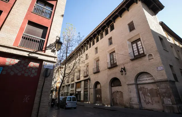 Foto de archivo del palacio de Fuenclara en Zaragoza