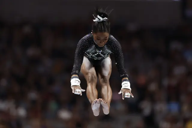 Simone Biles gana por octava vez el campeonato de gimnasia de Estados Unidos