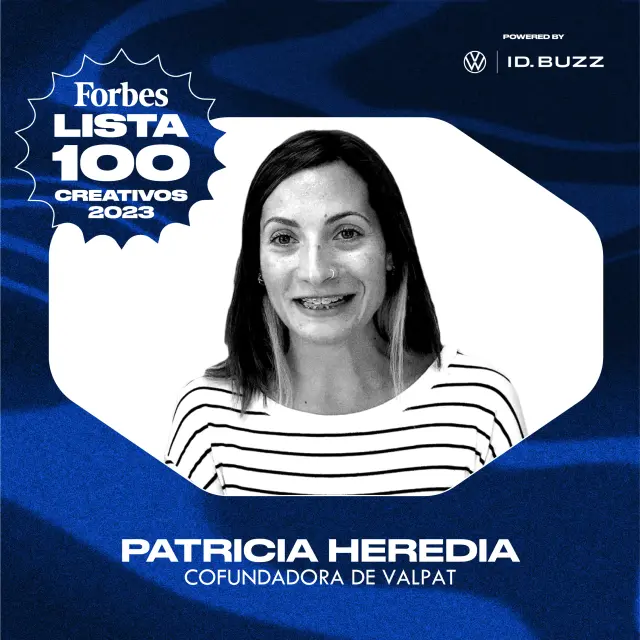 Forbes incluye a Patricia Heredia entre los 100 españoles más creativos en el mundo de los negocios.