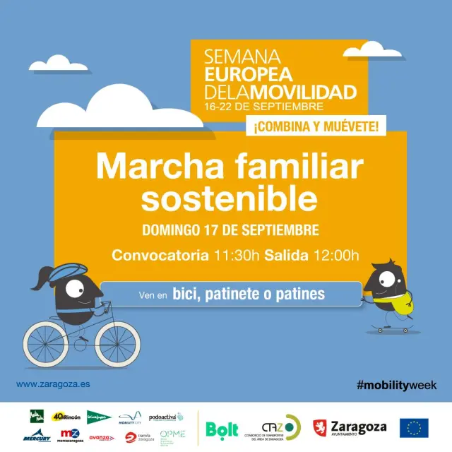Cartel de la III Marcha Familiar Sostenible 'Entre Parques'