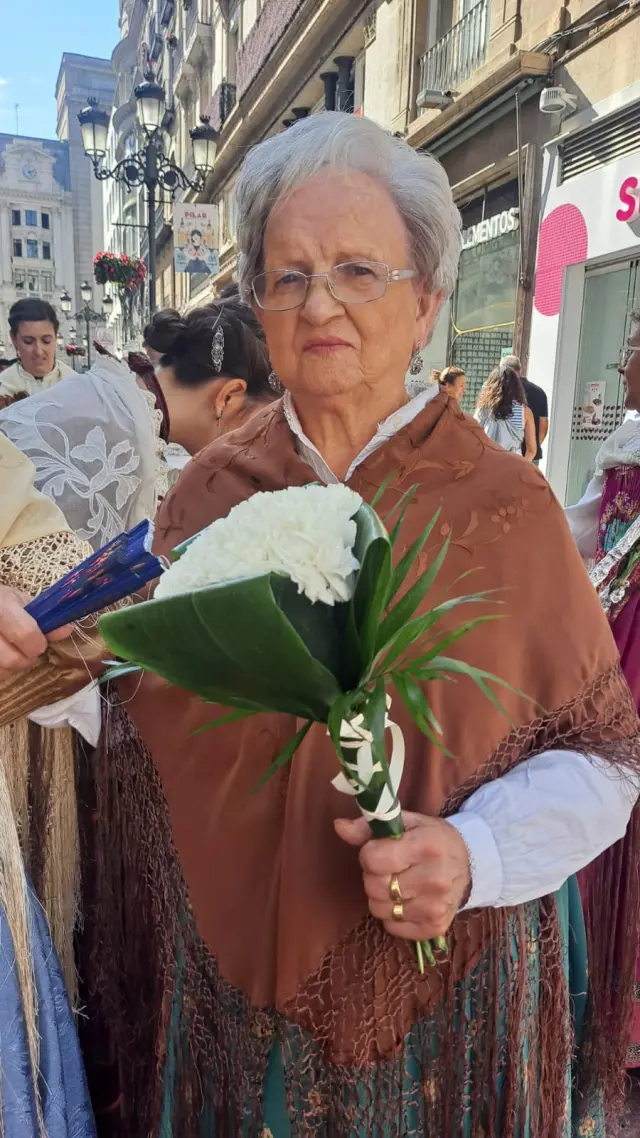 Teresa Escabosa, de 90 años.