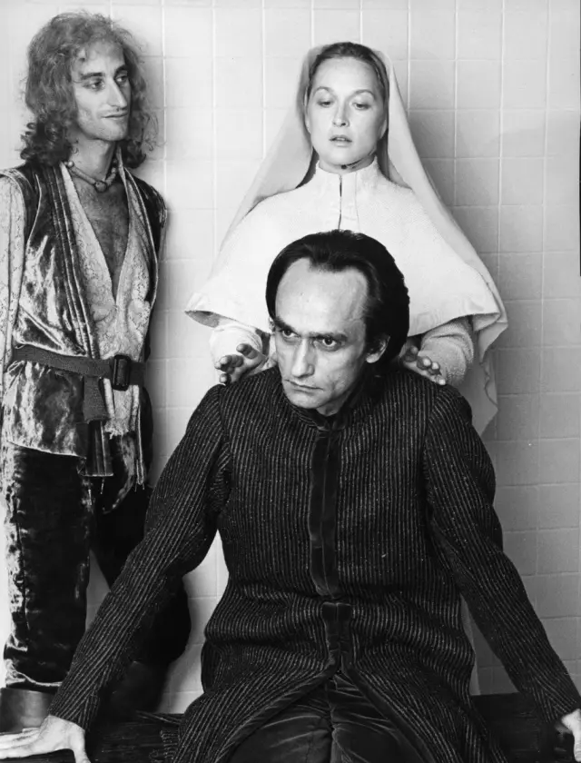 John Cazale y Meryl Streep en 'Medida por medida'. Ambos estaban en plena juventud.