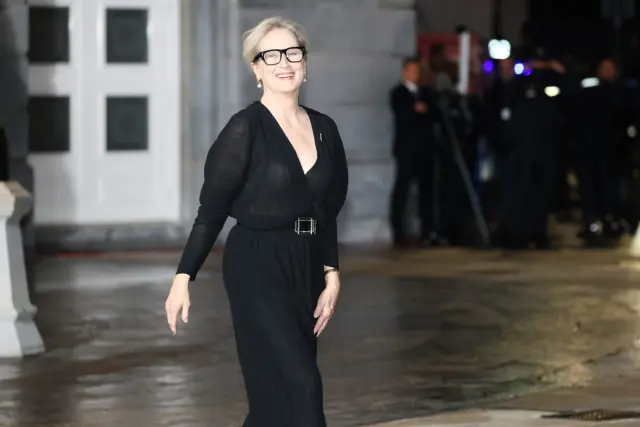 Meryl Streep el pasado viernes en Oviedo, donde fue una de las grandes estrellas de los premios Princesa de Asturias.