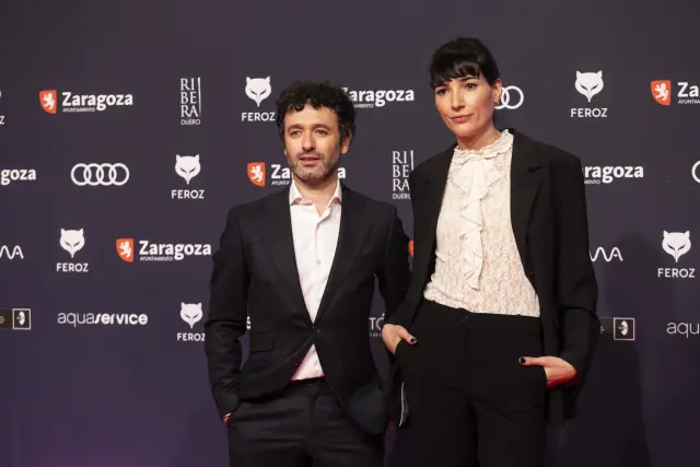 Rodrigo Sorogoyen y su guionista y colaboradora Isabel Peña, zaragozana.