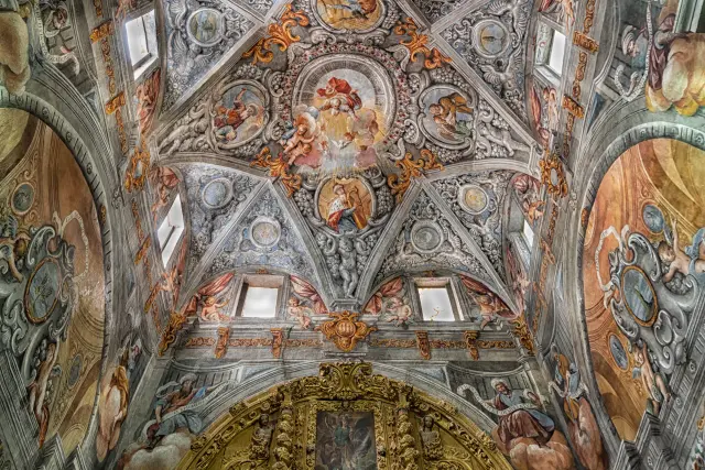 Interior de la ermita de la Virgen de la Esperanza de Bubierca