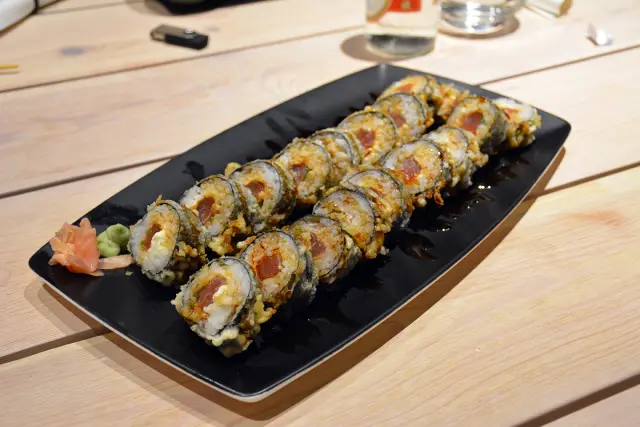 Sushi tempurizado de Bokoto