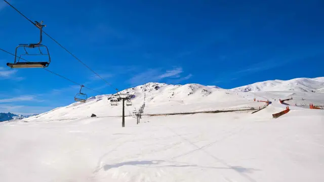 Estación de esquí Baqueira-Beret, en Lérida