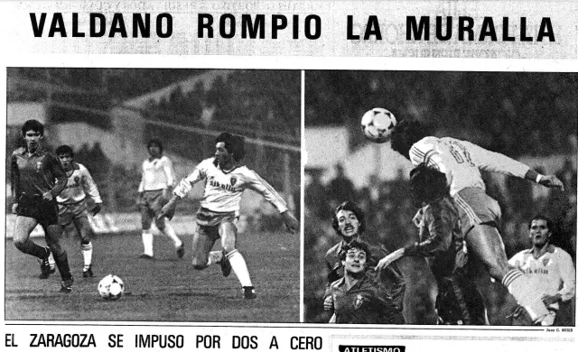 Portada del suplemento de Deportes del Heraldo de Aragón del martes 3 de enero de 1984. Entonces, no había periódico los lunes y las crónicas se demoraban hasta el día siguiente.