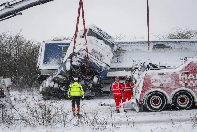 Temporal de nieve y frío en Europa 