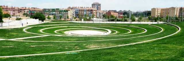 Los círculos concéntricos del parque del Oliver.