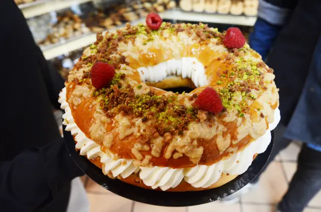 Chesse cake roscón del obrador La Aljafería