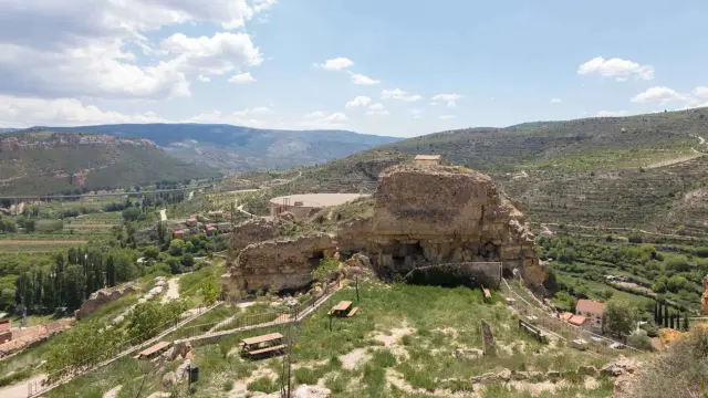 Los restos del Castillo de Ademuz