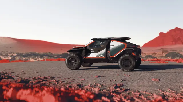 'Sandrider', el nuevo Dacia con el que Cristina Gutiérrez y Sébastien Loeb correrán el Dakar 2025