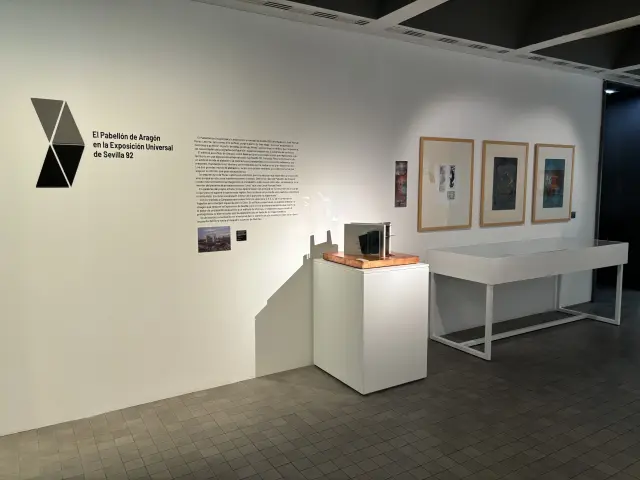 Detalles de la muestra. Algunas de las obras se expusieron cuando se inauguró la ampliación del Museo Pablo Serrano.
