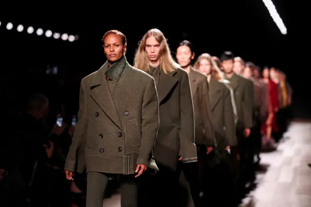 Desfile de la colección primavera invierno 2024-2025 de Ferragamo en la Semana de la Moda de Milán.