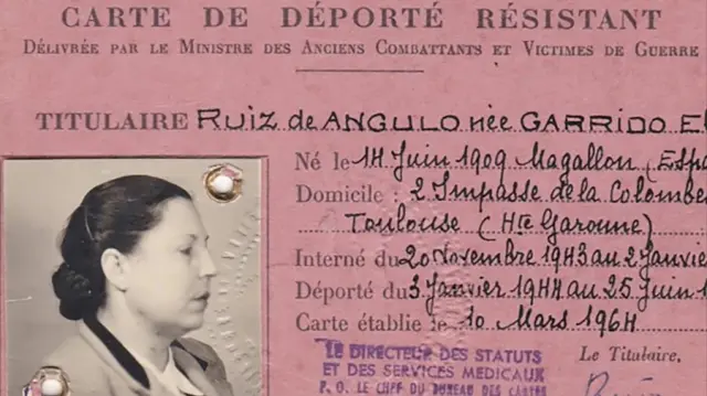 Identificación de la magallonera Elisa Garrido.