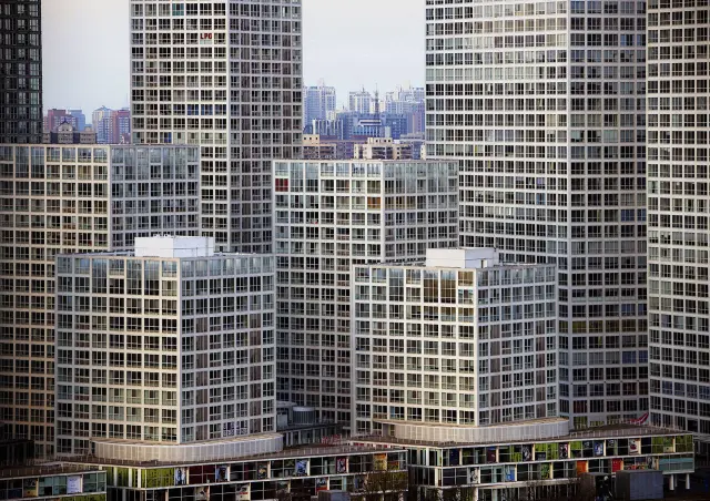 Imagen de las torres de Jian Wai Soho del arquitecto japonés Riken Yamamoto