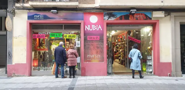 Tienda de Nubia en la calle San Miguel.