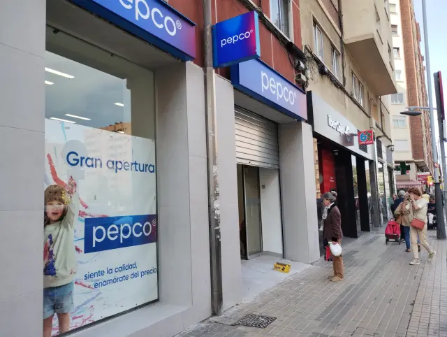 Quinta tienda de Pepco en Zaragoza, en la avenida de Tenor Fleta.