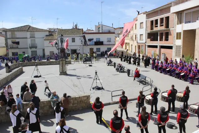 Encuentro anual de bandas de Semana Santa en Grañén