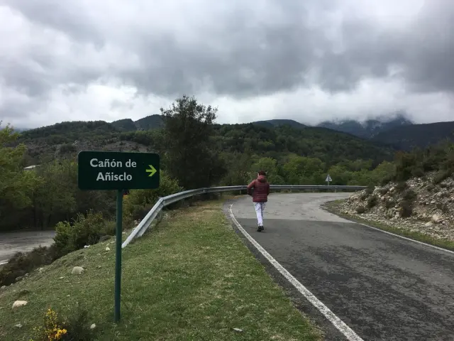 La carretera del cañón de Añisclo seguirá cerrada en Semana Santa.