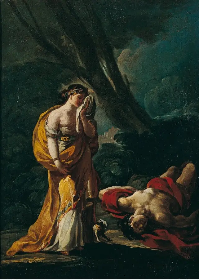'Venus y Adonis', de Goya, pintura del Museo de Zaragoza.